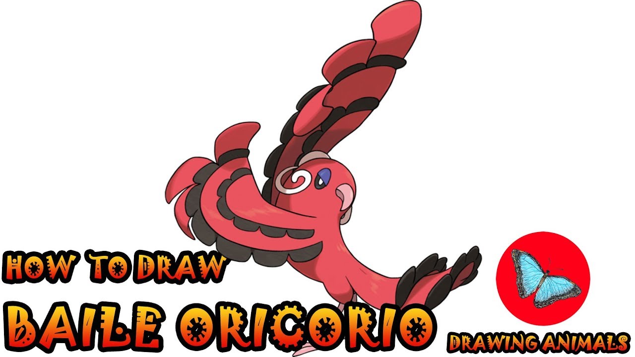 How To Draw Baile Oricorio Pokemon | Drawing Animals