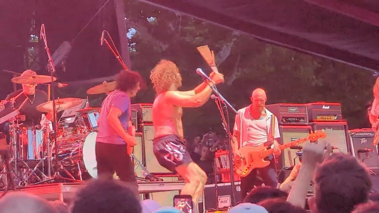 Idles wih Jack White in Douglass Park