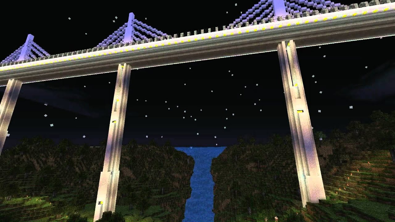 Minecraft - The Millau Viaduct Cinematic