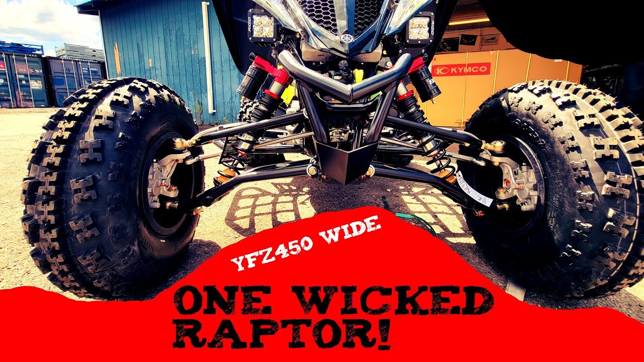Yamaha Raptor 700R SE с удлиненным ходом. Ширина как у YFZ450.