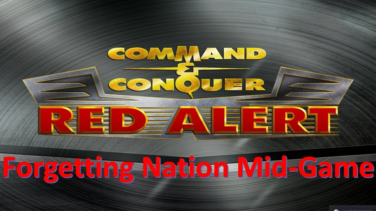 Command and Conquer Red Alert Remastered 4v4 (When you Forget your nation Mid-Game)