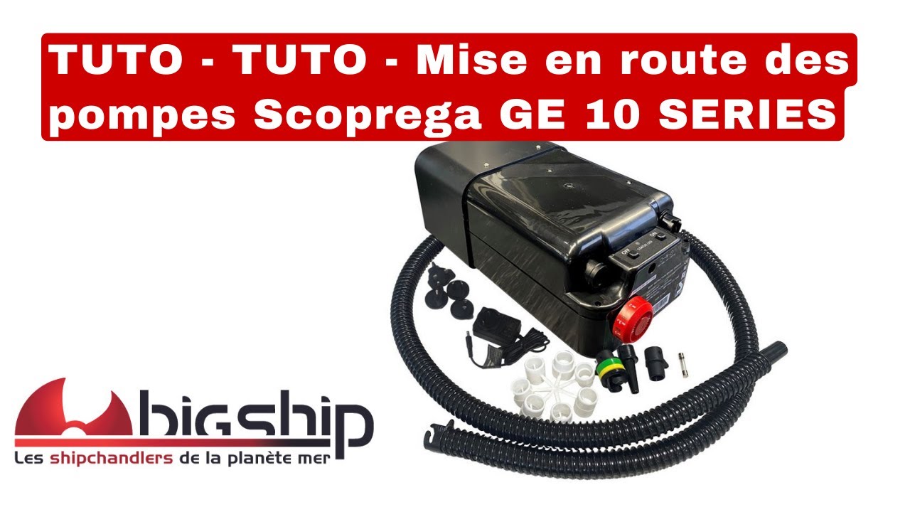 TUTO - Mise en route des pompes Scoprega GE 10 SERIES