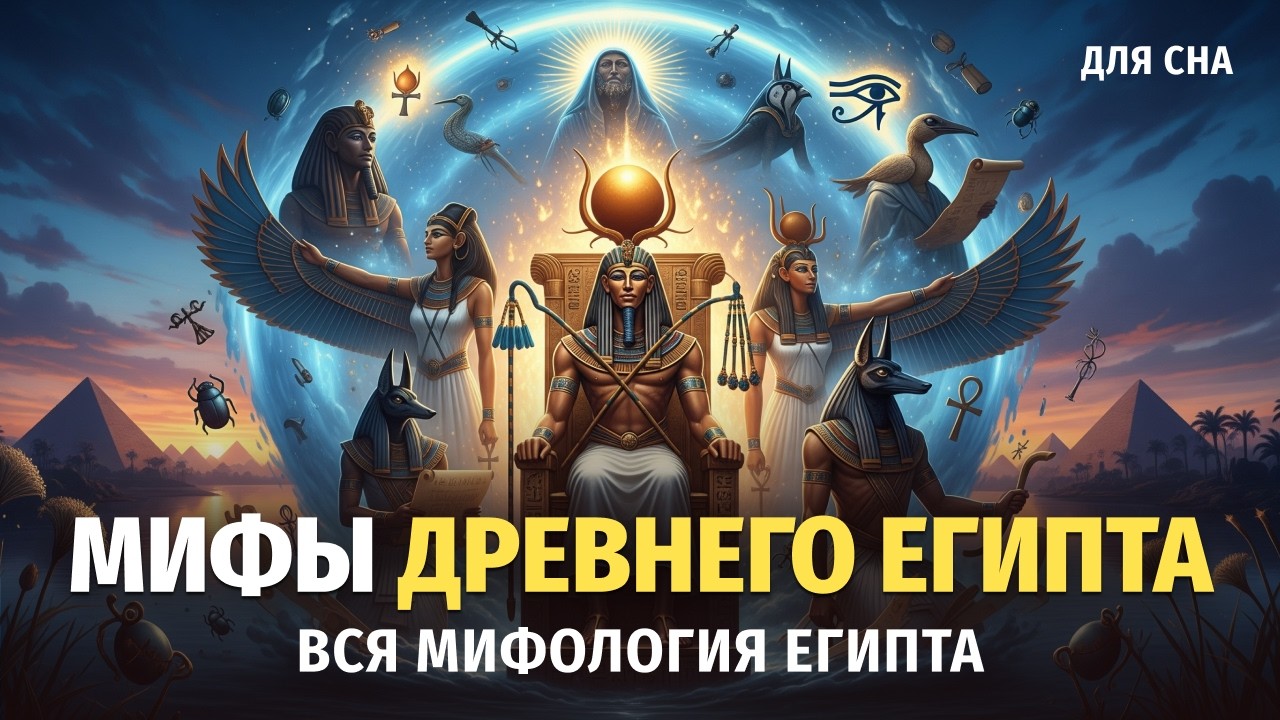🐺☥🐈 Мифы Древнего Египта 🌙 Лекция для сна