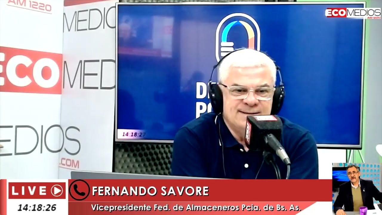 Fernando Savore (Vicepresidente Federación de Almaceneros Pcia. de Buenos Aires) Del Arco Político