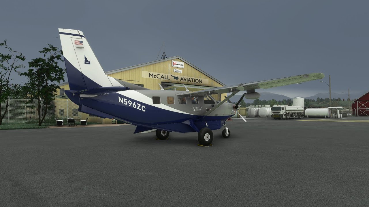 [MSFS] Idaho Air Service Kodiak 100 - McCall (KMYL) to Boise (KBOI)