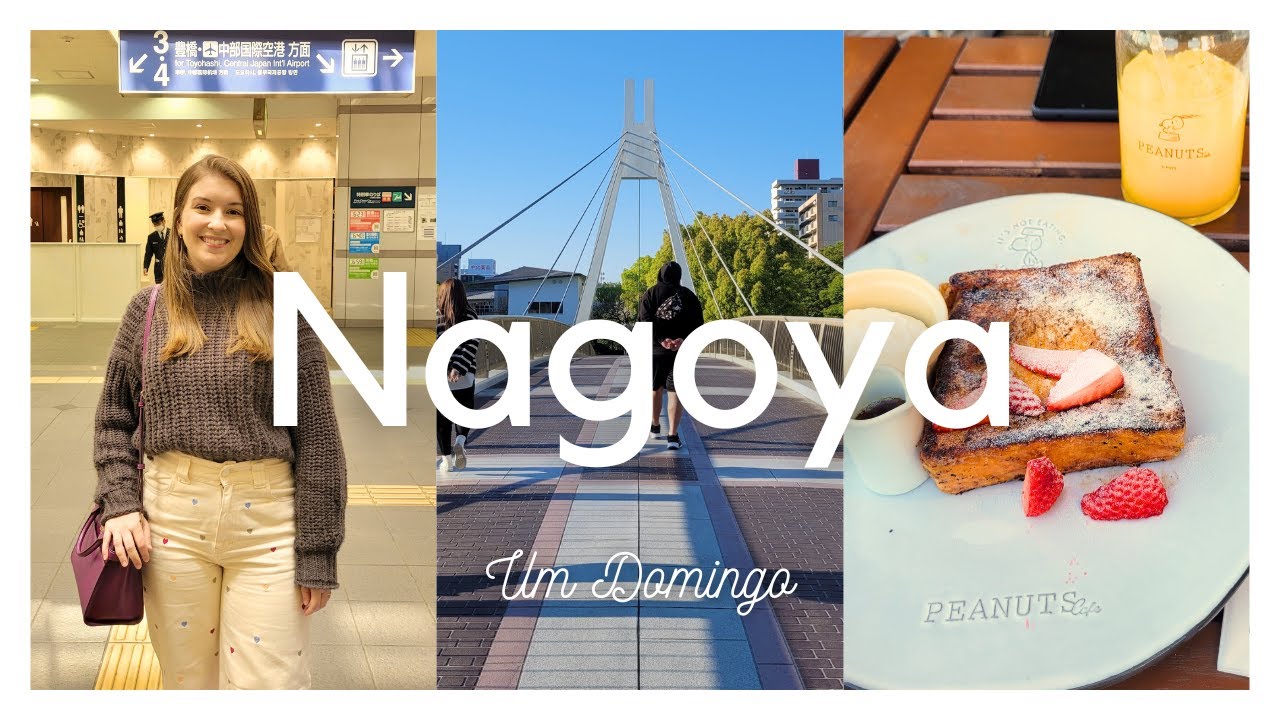 Nagoya / Rolê de Domingo no Japão / Trem, Carbonara, Jamaica Festival e Café #japão #nagoya