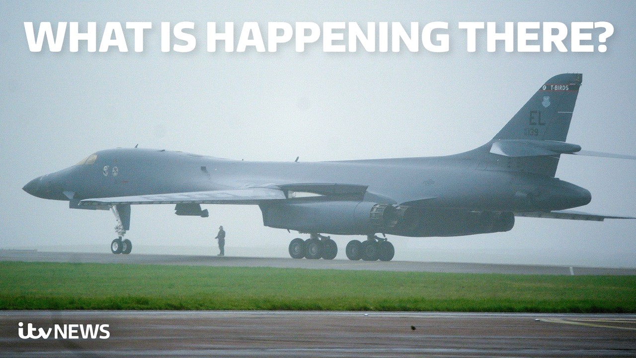 Watch as US bombers leave RAF Fairford - despite No 10 insisting it's safe