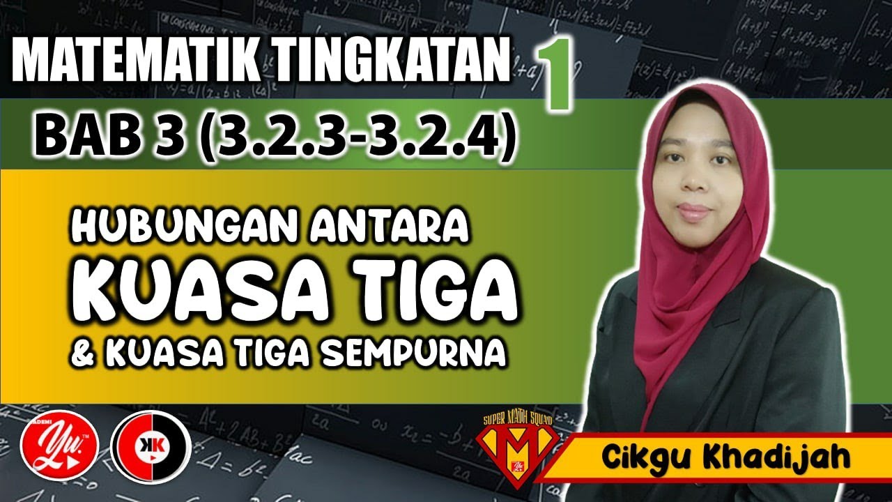3.2.3 - 3.2.4 MENCARI NILAI KUASA TIGA NOMBOR #MATEMATIK #TINGKATAN1 #AkademiYoutuber #CKK #PT3