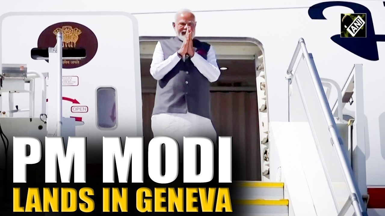 PM Modi lands in Geneva to attend G7 Summit in France