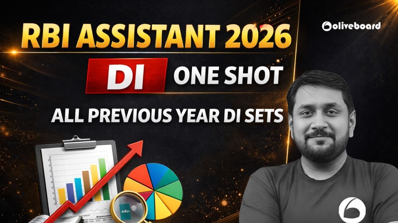 RBI Assistant DI One Shot 2026 | All Previous Year DI Sets | RBI Assistant DI PYQ | By Prabal Sir