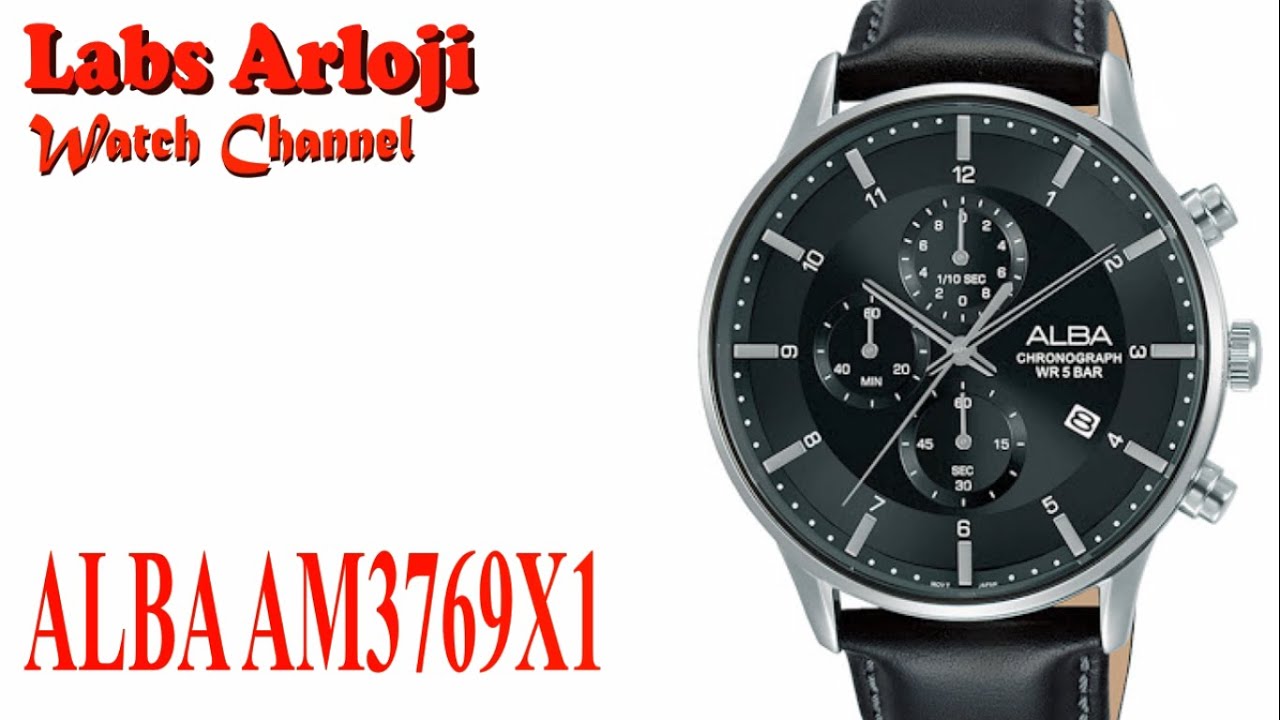 #UNBOXING Jam Tangan Pria Alba Chronograph AM3769 AM3769X1 Original