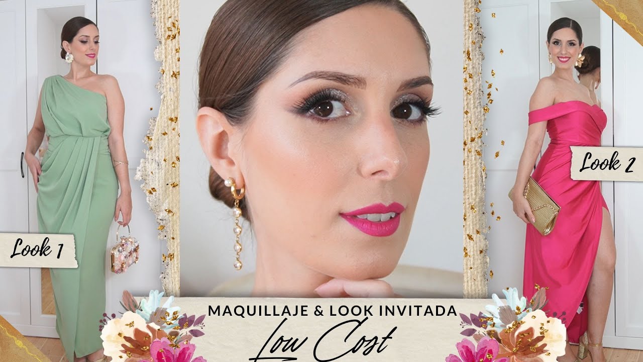INVITADA LOW COST| Maquillaje PASO A PASO + Looks | ELEGANTE CON SHEIN Y W7