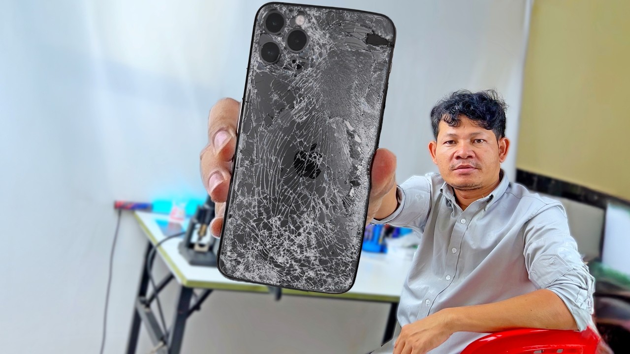 How To Replacement iPhone 11 Pro Max Back Glass Cracked