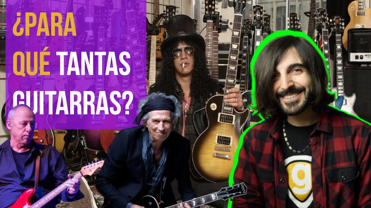 ¿Por qué usan tantas guitarras en directo los guitarristas famosos?