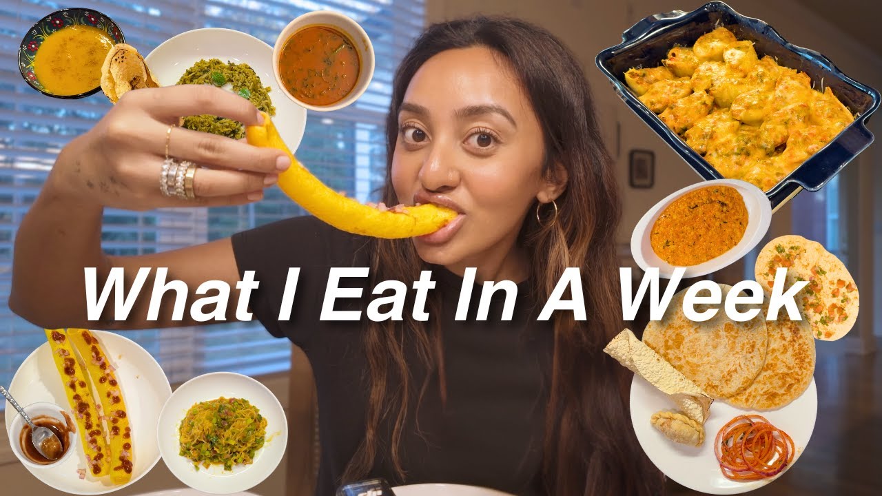 what my INDIAN MOM cooks for me in a week (what I eat in a week)