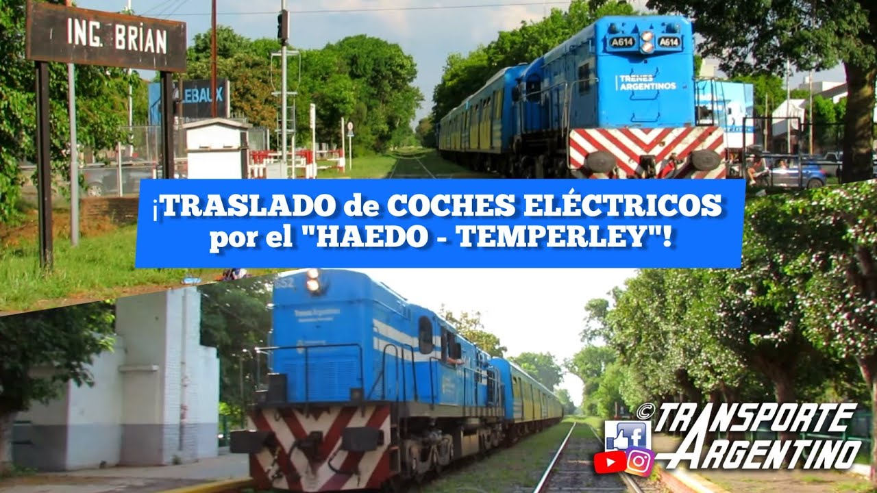 🫣 ¡A614 + C652 TRASLADANDO una Tripla CSR del SARMIENTO, volviendo del TORNO de LAVALLOL! - 21/10/24