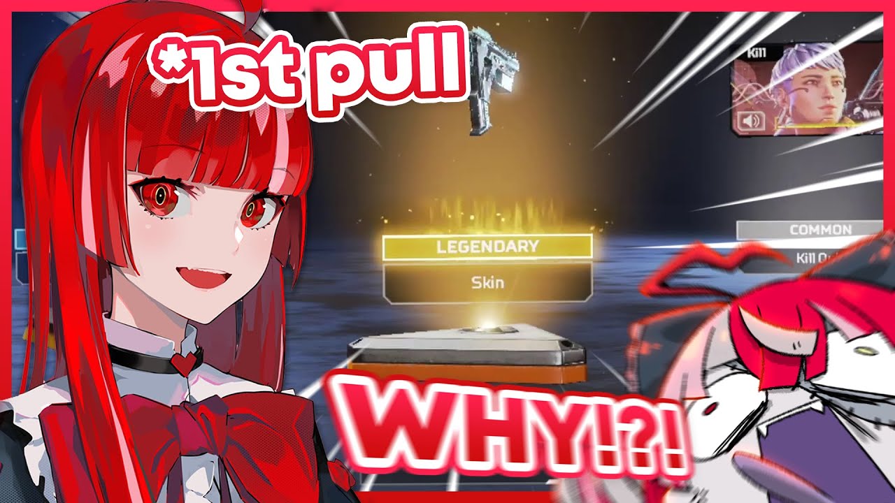 Ollie summons Olivia for gacha, immediately gets legendary on the first pull, gets annoyed, cries