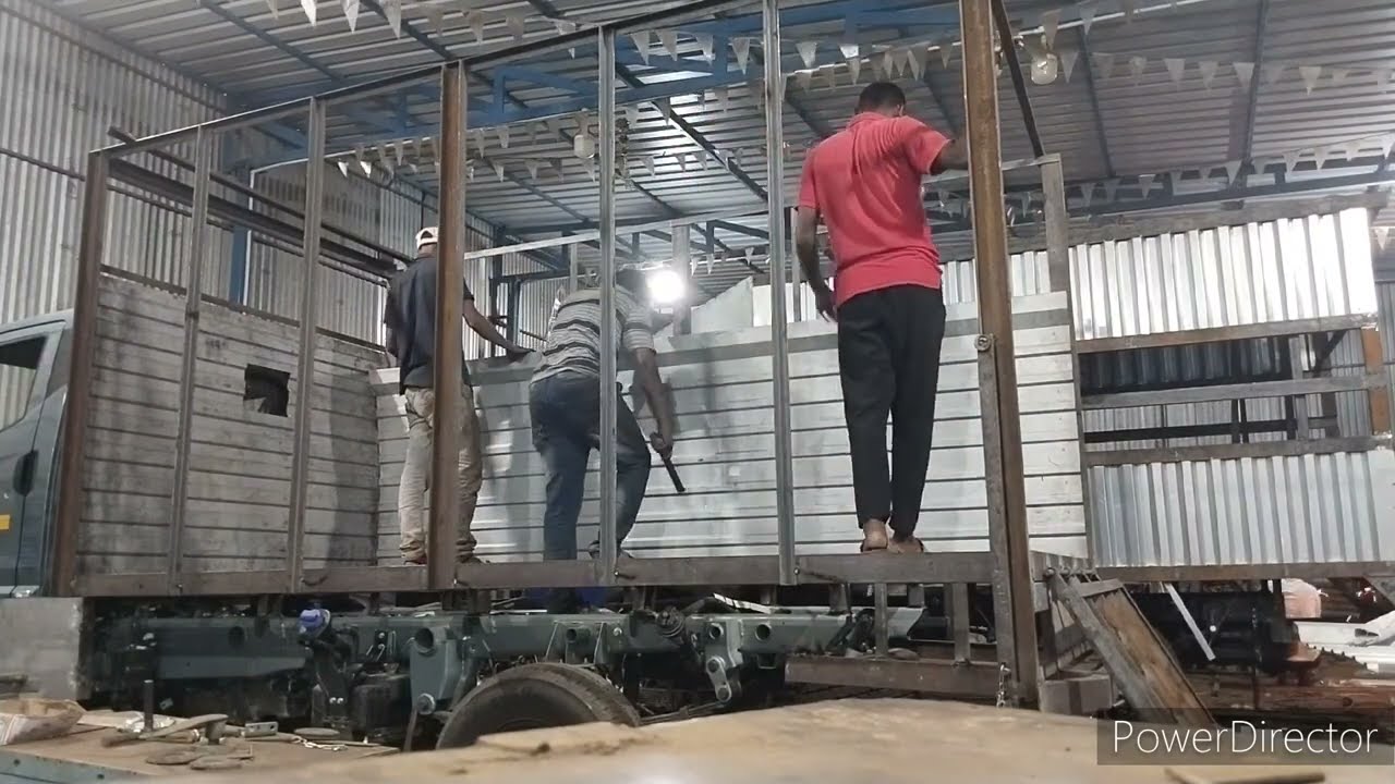 part 2 Elite Fabrication Tata Intra v50 open Body work TN