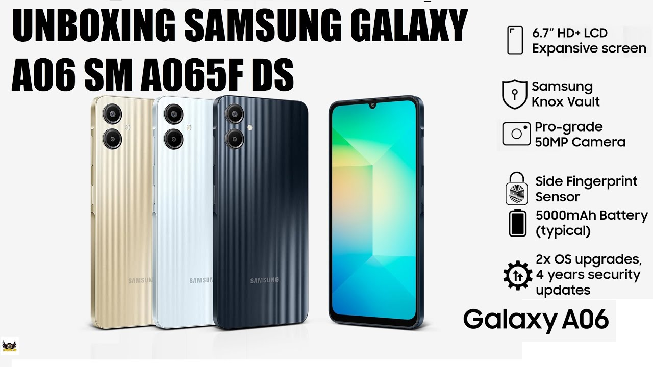 UNBOXING SAMSUNG GALAXY A06 SM A065F DS