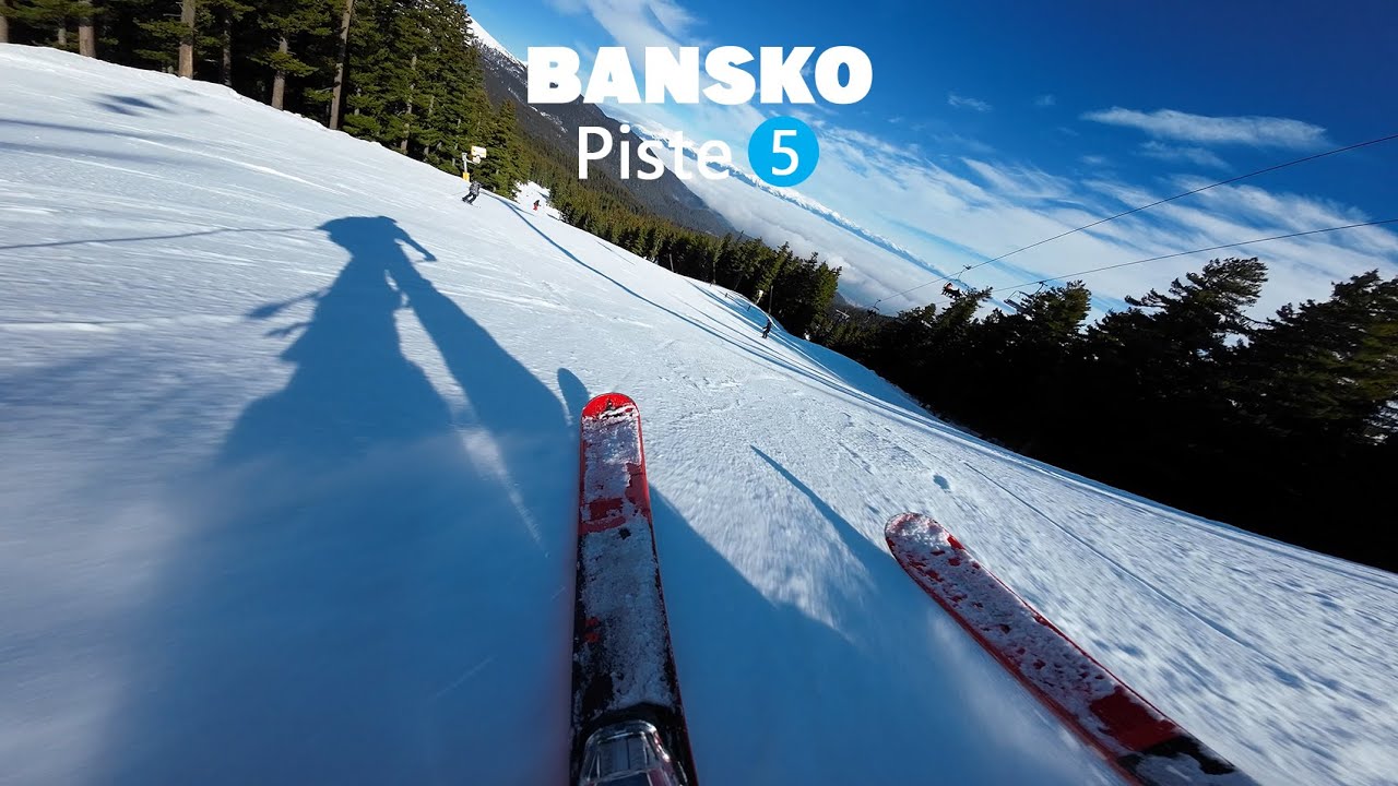Skiing, Bansko, Bulgaria, February 2025 - Piste 5