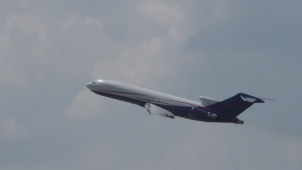 1080p!! USA JET AIRLINES's N727US departing Willow Run Airport KYIP - July 2018
