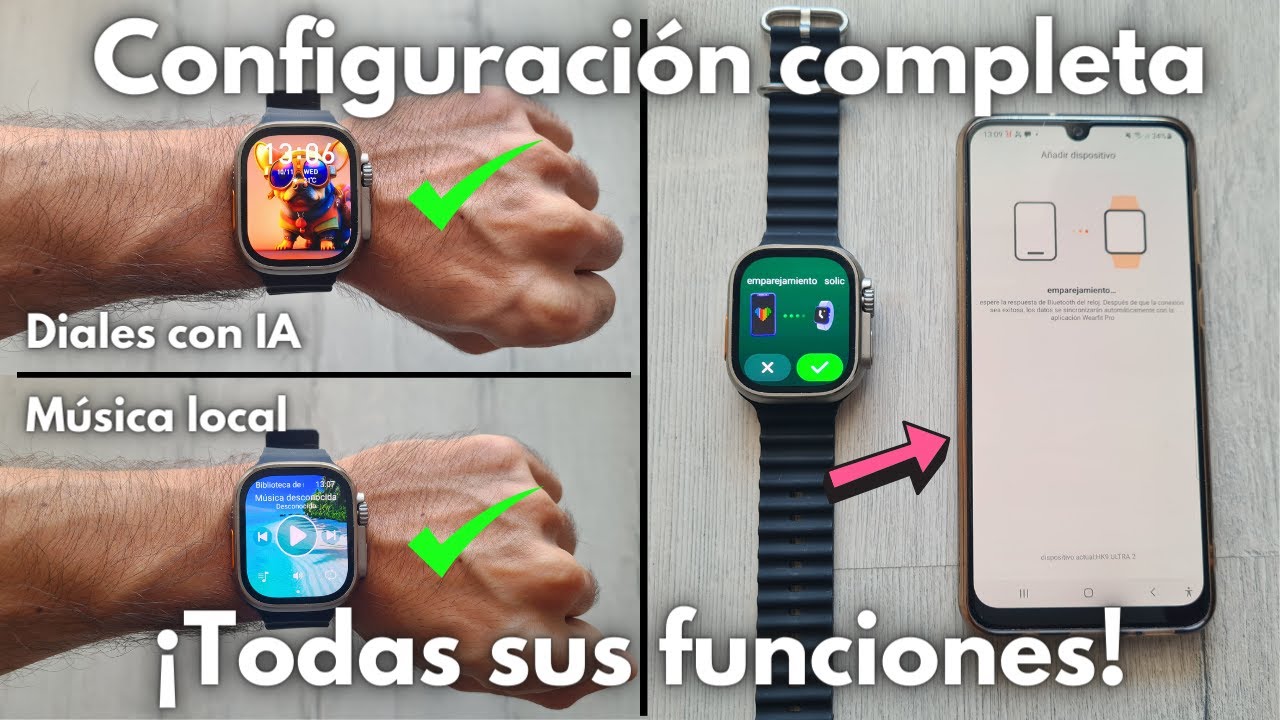 ¿Cómo Configurar Tu HK9 Ultra 2 con la Aplicación Wearfit Pro?