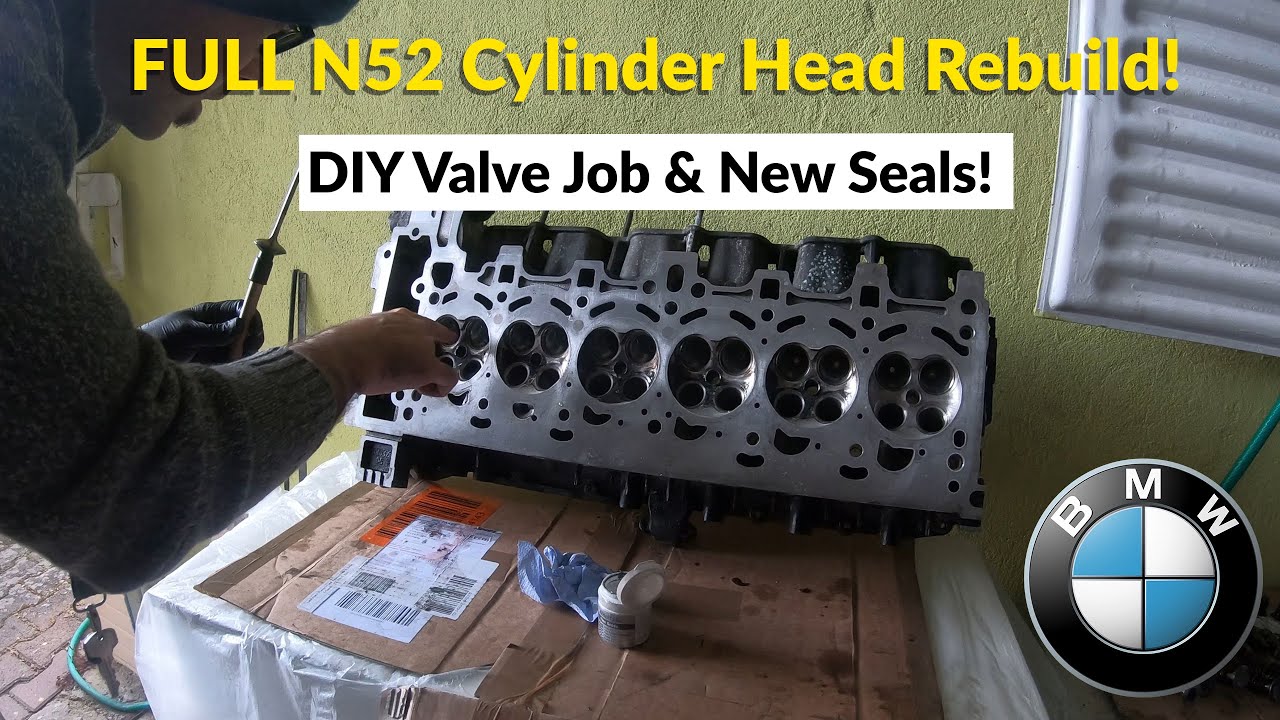 DIY BMW N52 Cylinder Head Rebuild! Replacing Valve Stem Seals + Reassembly [BMW N52 Rebuild Part 13]