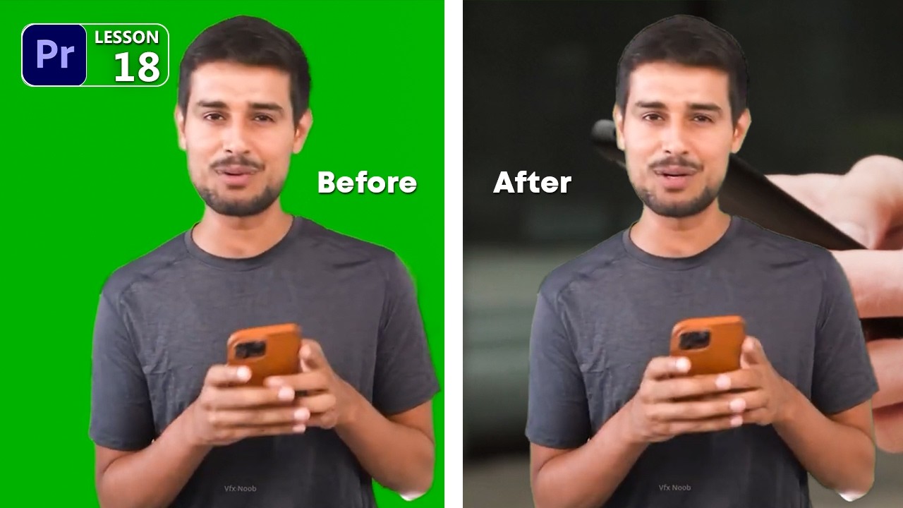 Remove Green Screen Perfectly in Premiere Pro | Lesson 18