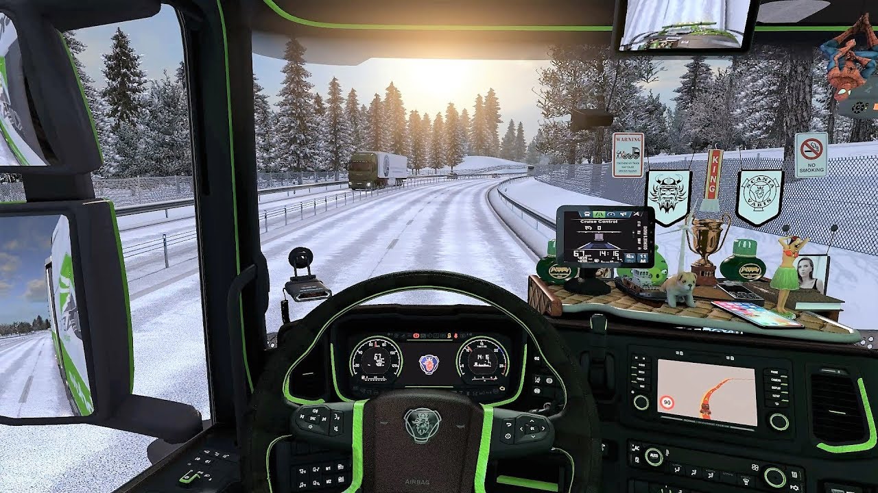 ETS2 (v1.30) - New Scania S730 V8 Sound + Interior + Combo Skin | Frosty Winter!