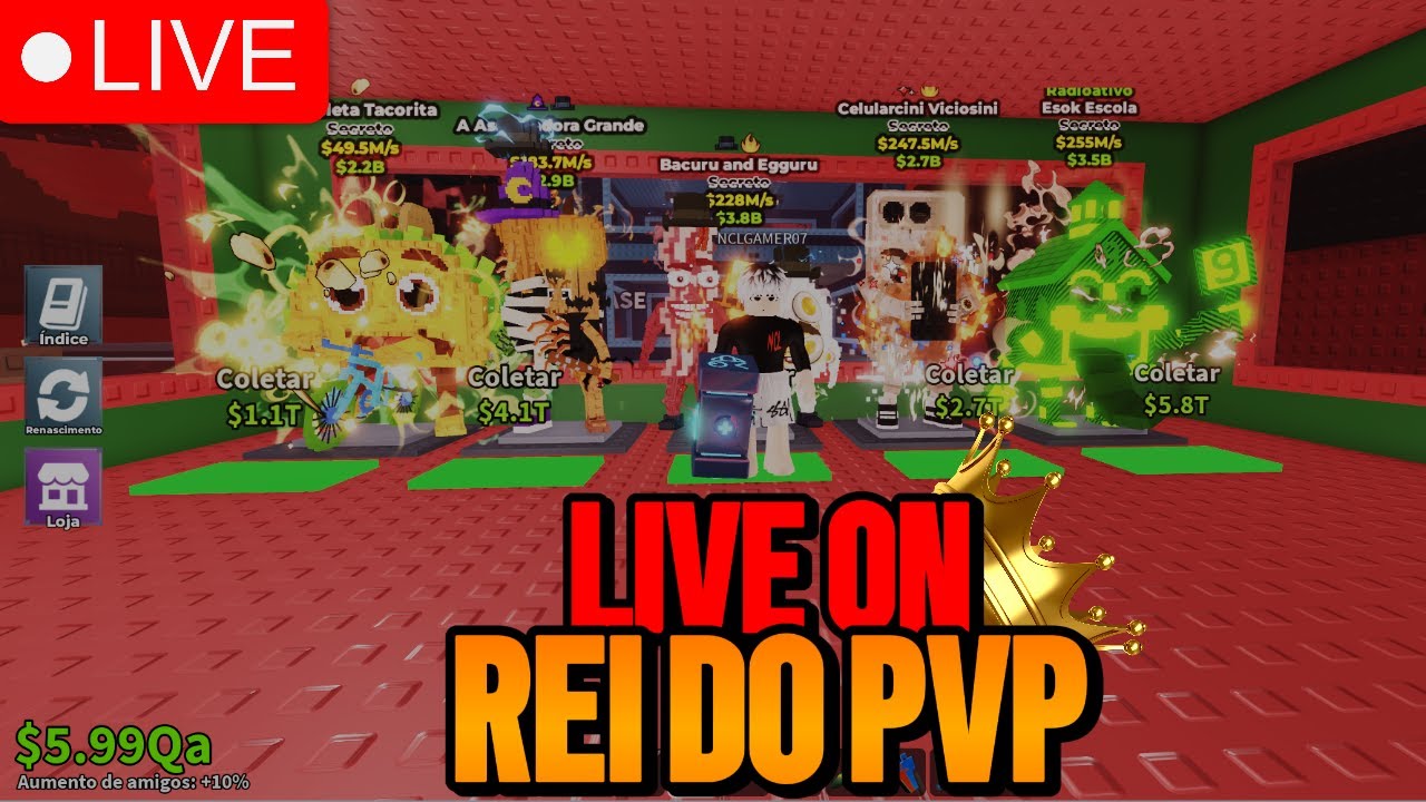 TROCANDO E INDO PVP COM INSCRITOS PROCURO GARAMA!!
