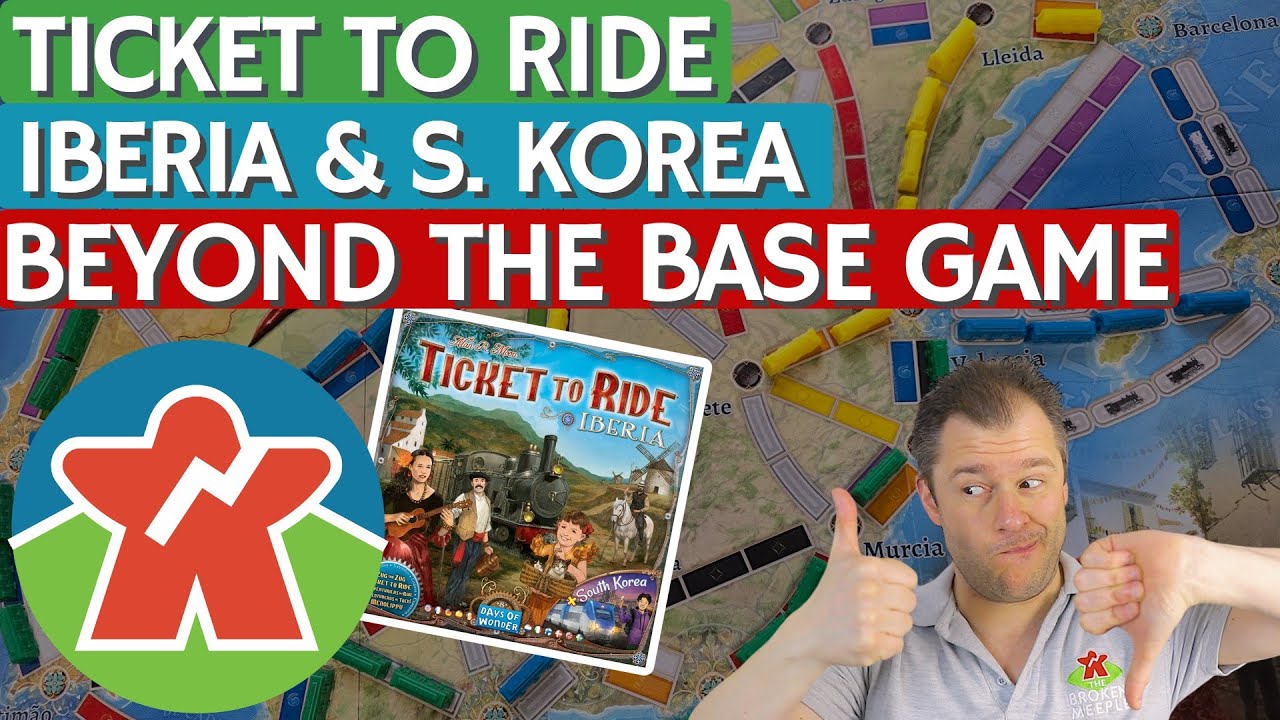 Ticket To Ride: Iberia & Korea - Beyond The Base Game