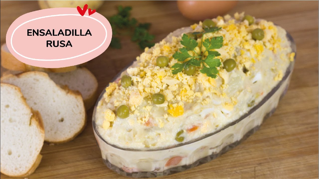 ENSALADILLA RUSA CASERA 🥗 l Receta Fácil Tradicional