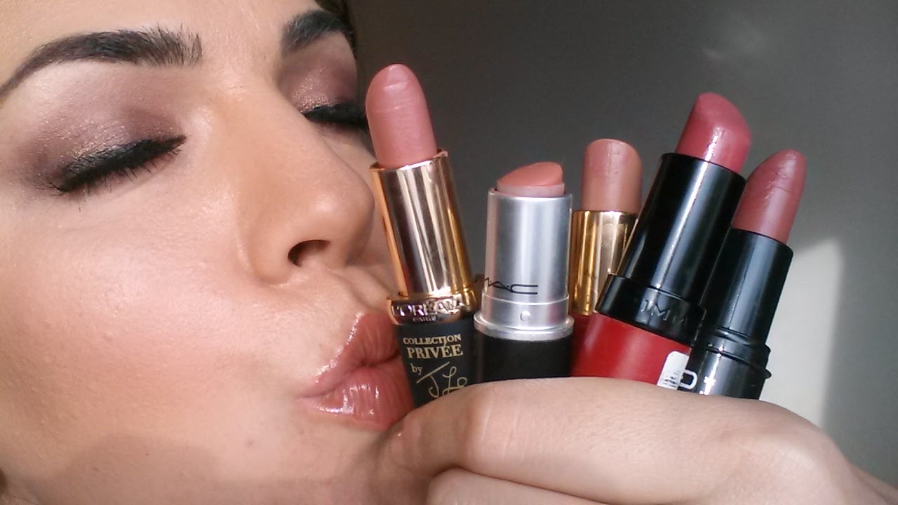 FAVORITOS / Top 5 lipstick NUDE! - Andrea Flores Tv