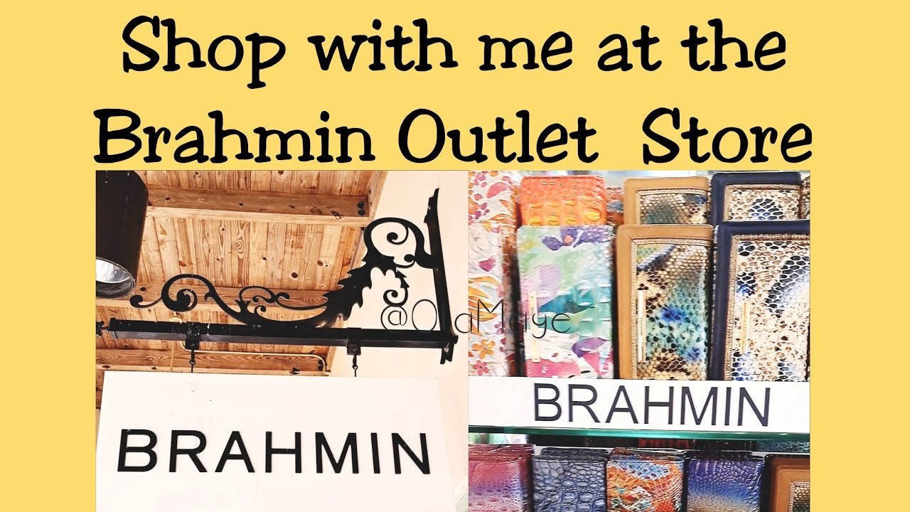 Shop with me at the Brahmin Outlet in San Marcos #Texas #brahmin #purse #OlaMaye #shopping #handbags