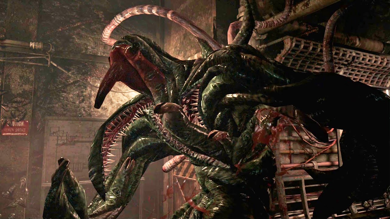 Resident Evil 0: HD Remaster - Queen Leech Boss Fight