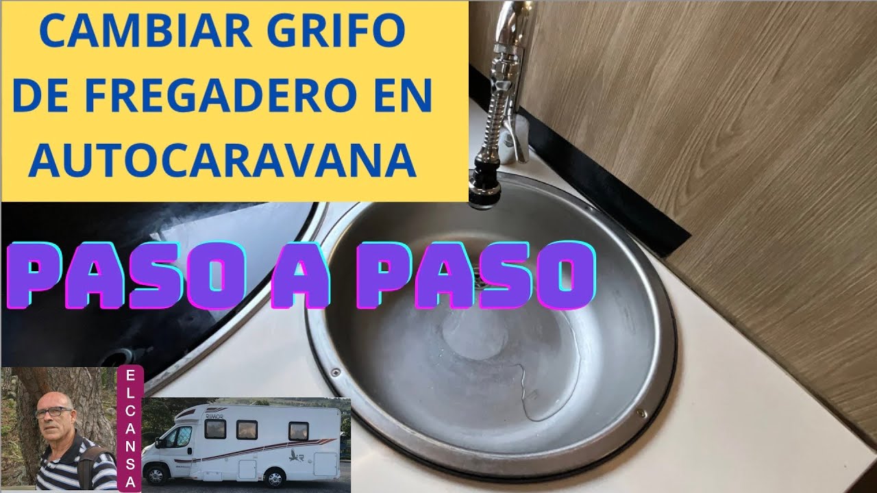 CAMBIAR GRIFO DE FREGADERO EN LA AUTOCARAVANA