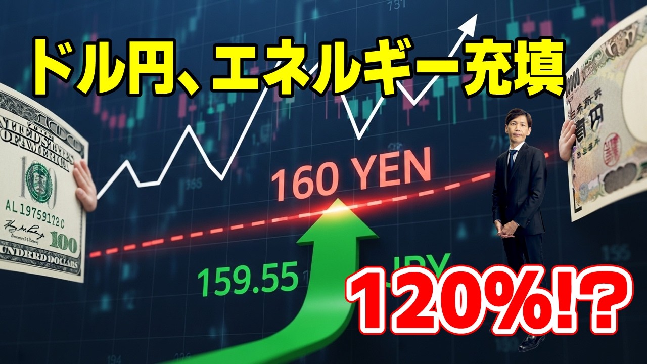 FX実践解説、ドル円159円台維持「エネルギー充填 120%!?」（2026年4月7日)