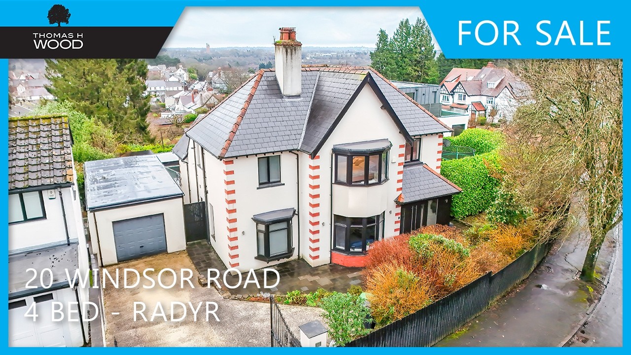 Walk-through property video tour of 20 Windsor Road - Radyr