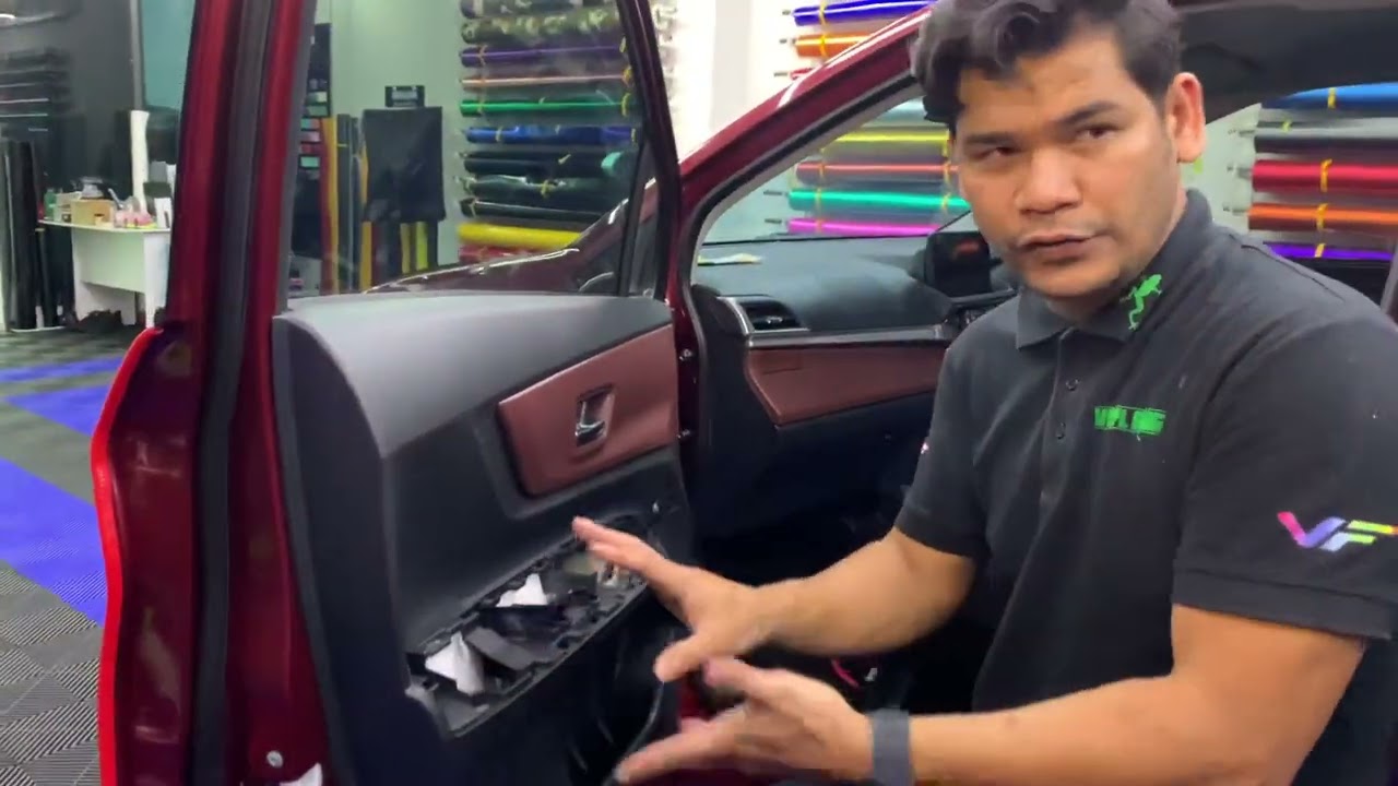 How to remove door panel & door handle Perodua Alza 2022