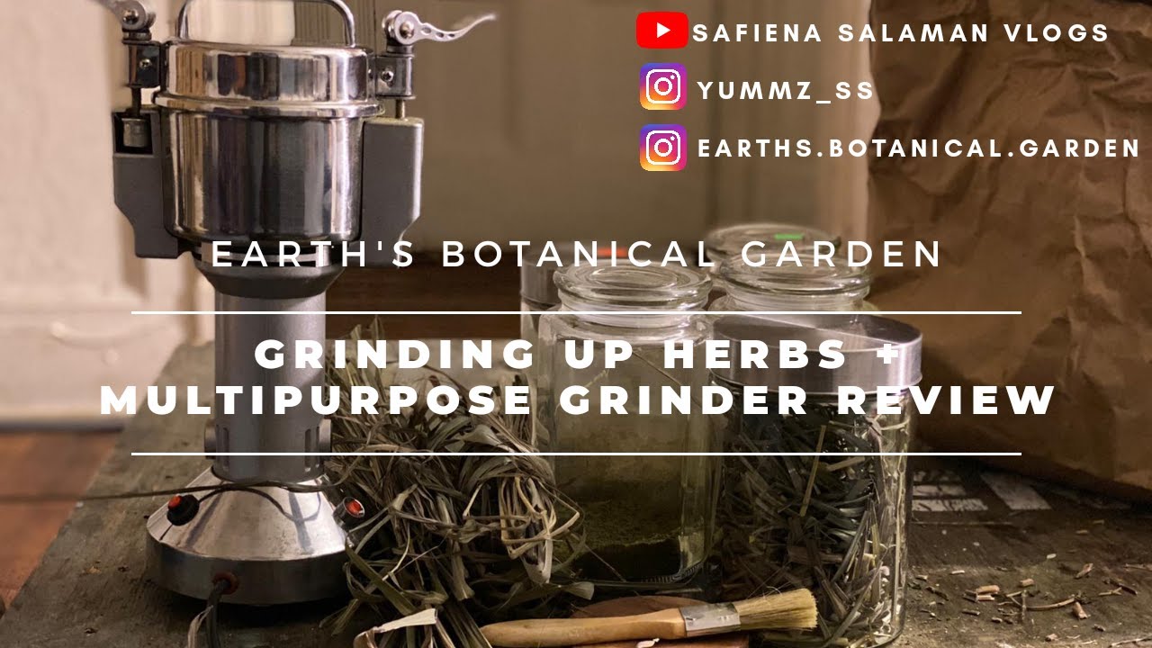 GRINDING UP HERBS + 150G MULTIPURPOSE GRINDER REVIEW
