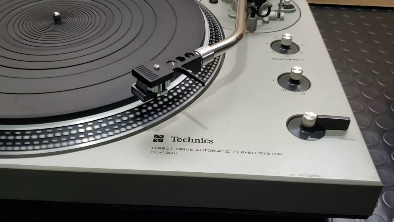 Technics SL-1300 - Rotação Lenta.