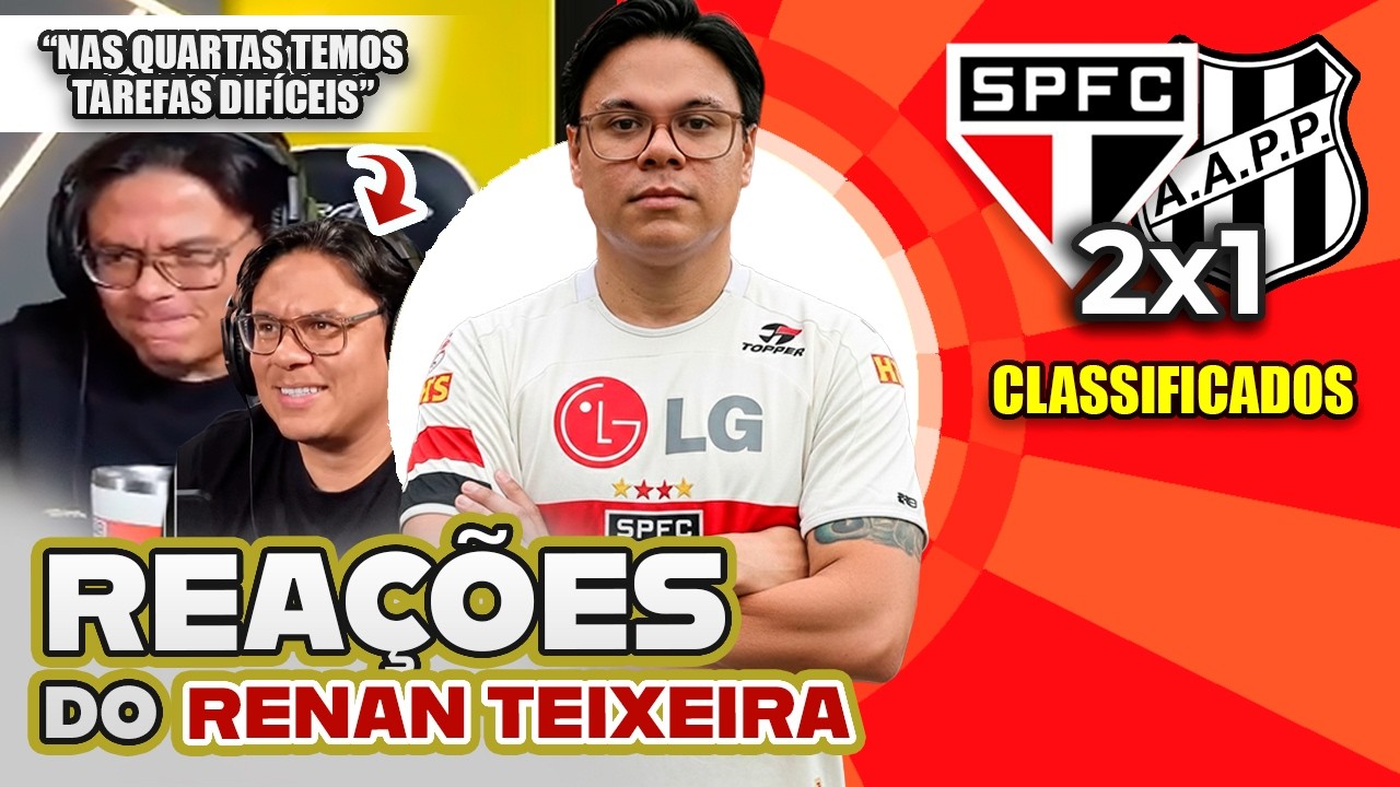 REACT | Ponte Preta 1x2 São Paulo | Campeonato Paulista 2026