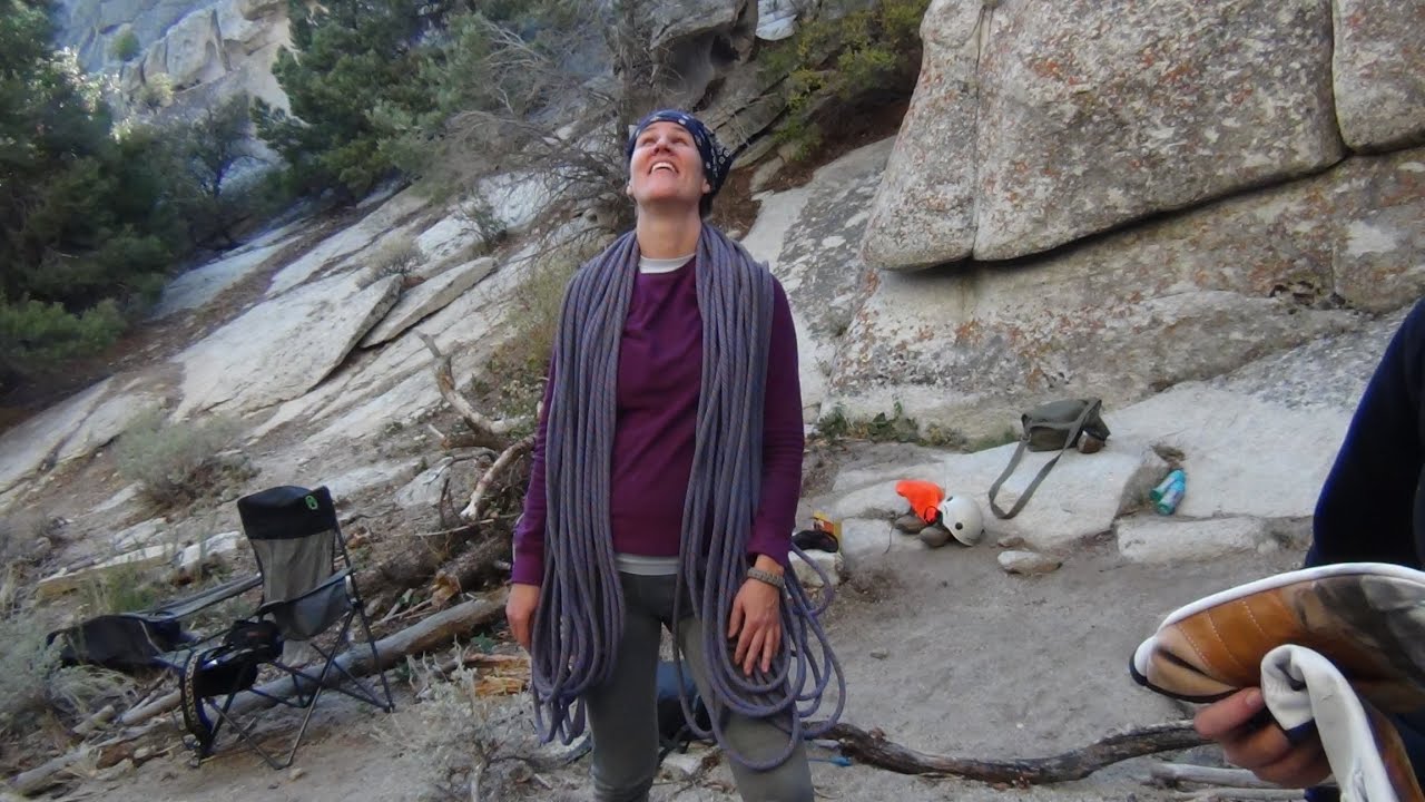 Rock Climbing and Rapelling at City of Rocks Idaho