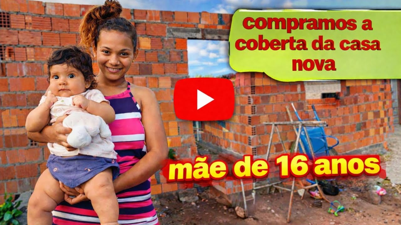 Mãe de 16 anos boa notícia compramos a coberta da casa e ganhou lindos presente