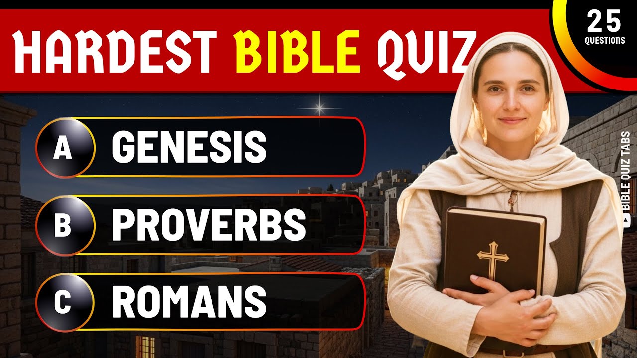 Only 5% Pass This Bible Books Quiz: 25 Questions to Test Your Knowledge! | Bible Quiz Tabs