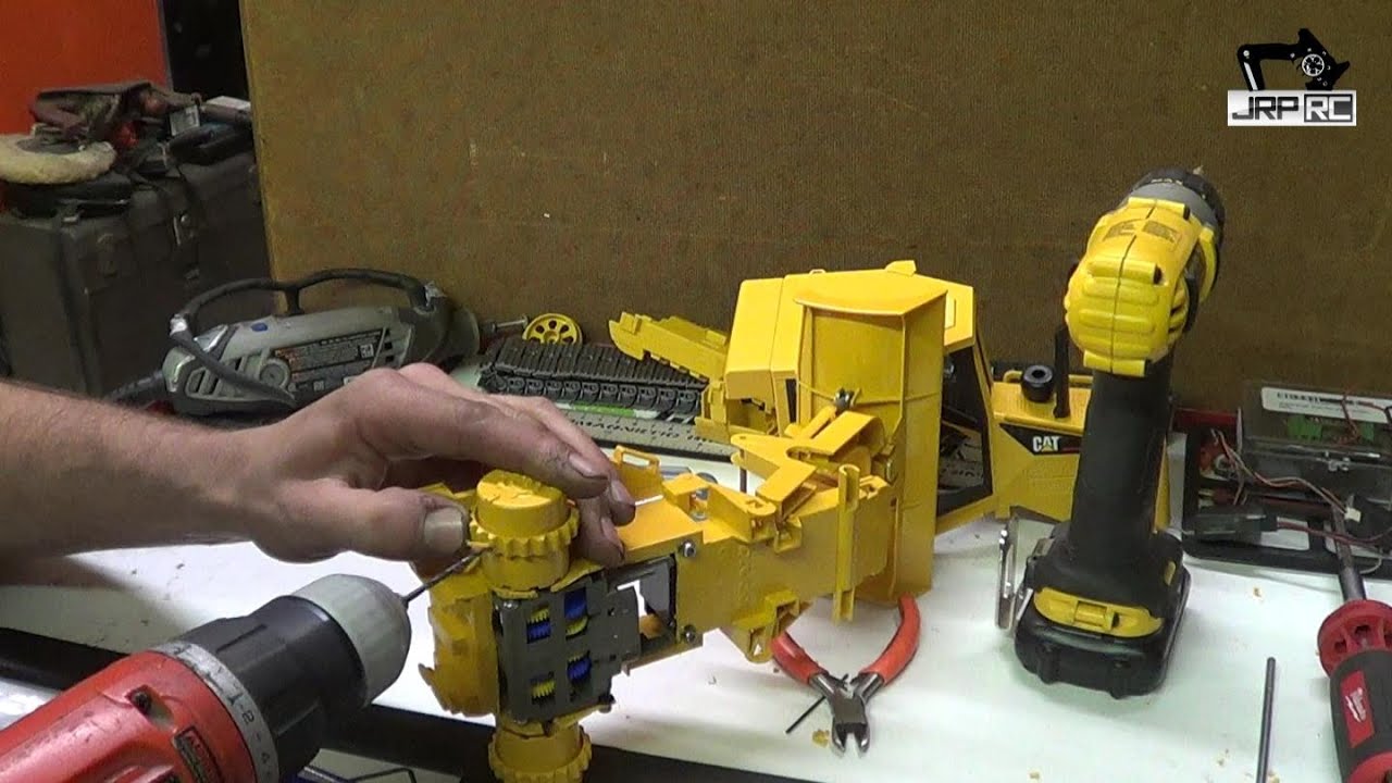 JRP RC - Bruder Bulldozer Rc Conversion Pt 8 Track Mods