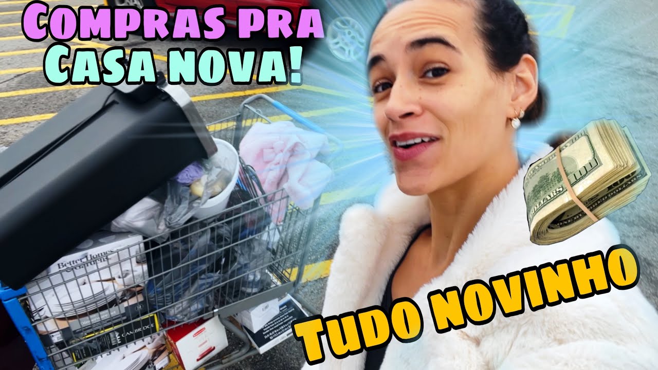 🏡 Comprinhas e mostrei como está a casa nova! Tudo se ajeitando no lugar mas ainda uma bagunça!