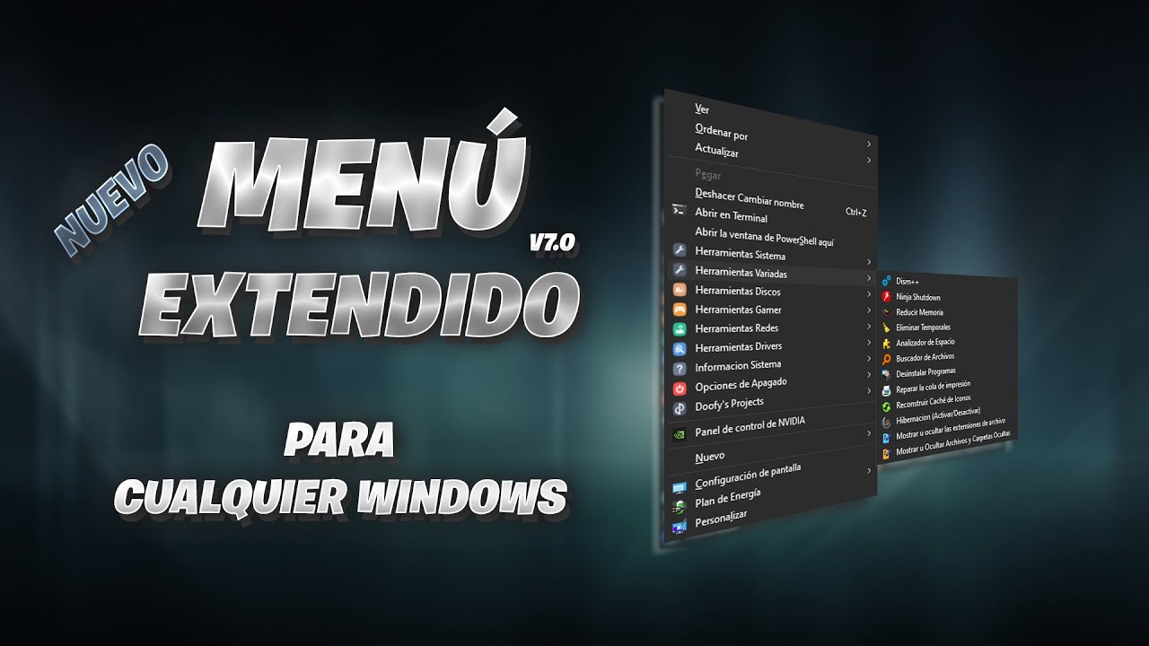 Activa este Men&uacute; Extendido en Windows y mejora tu productividad 💻🔥 #xdoofy92 #Windows #Tips