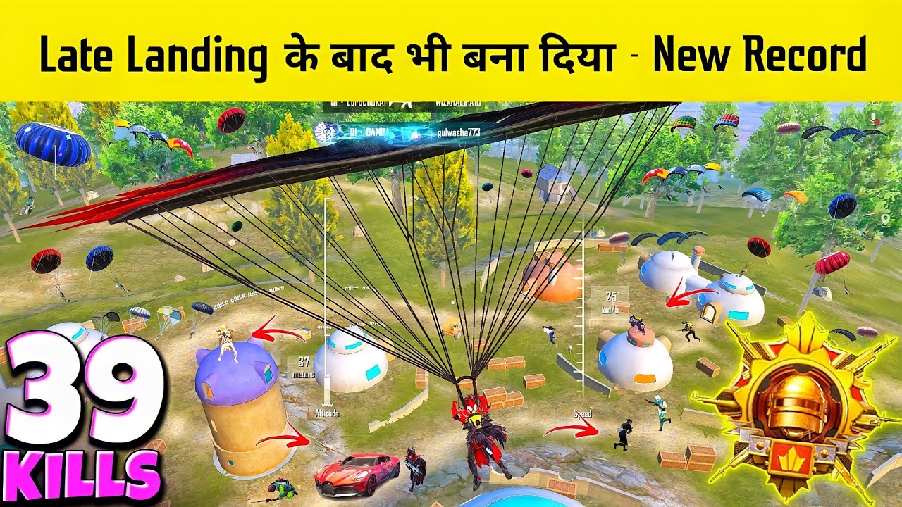 🔥 Everyone Landed 2 Minute Before Me But Still i Made Highest Kills Record in BGMI - BGMI Gameplay