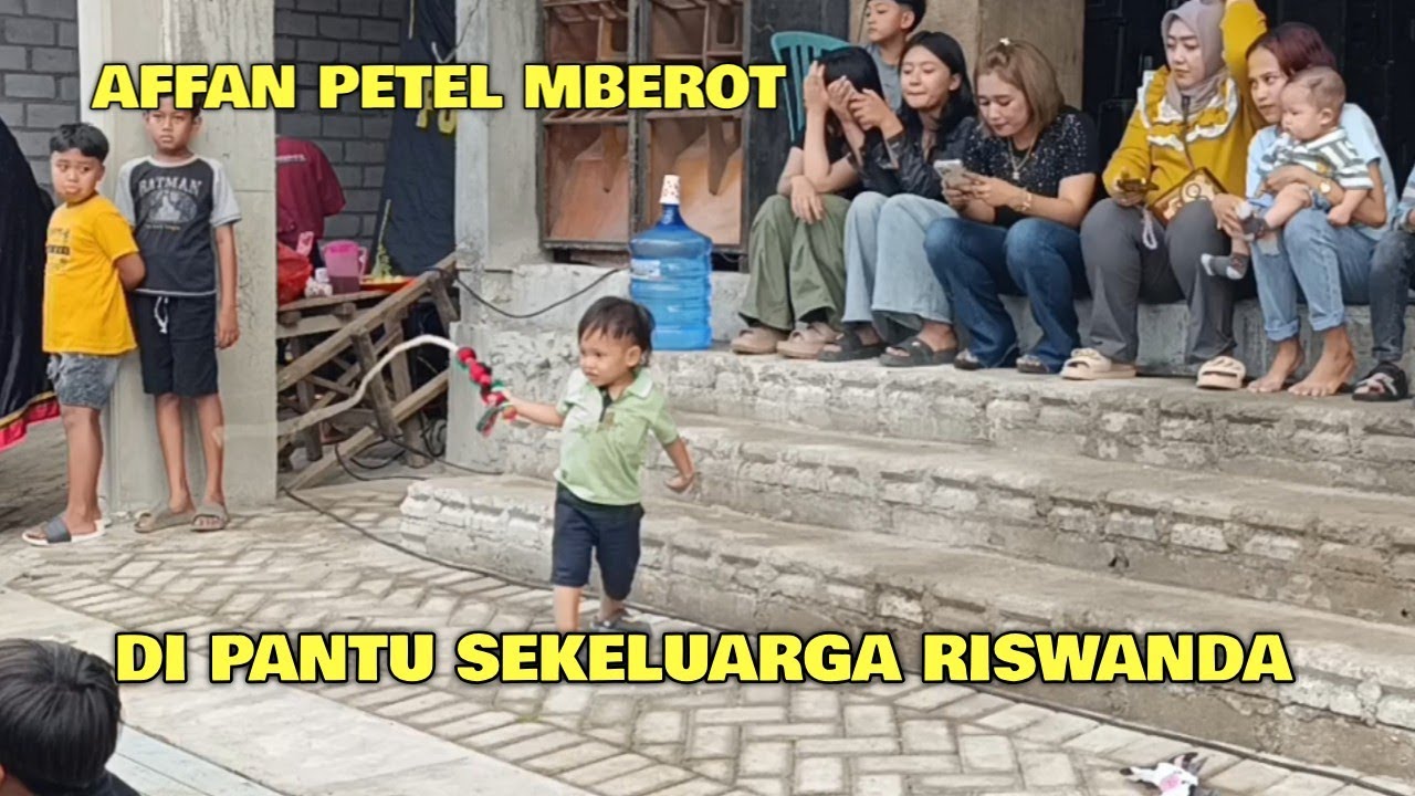 Affan petel mode mberot di markas riswanda Mahardika